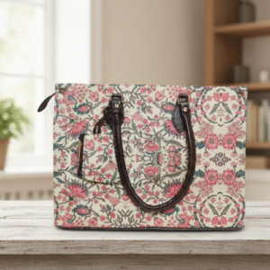 Printed Tote Laptop Bag